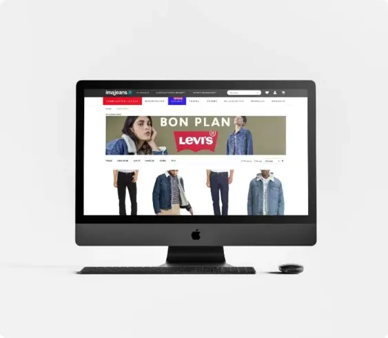 Exemple de site e-commerce réalisé par ITI Communication